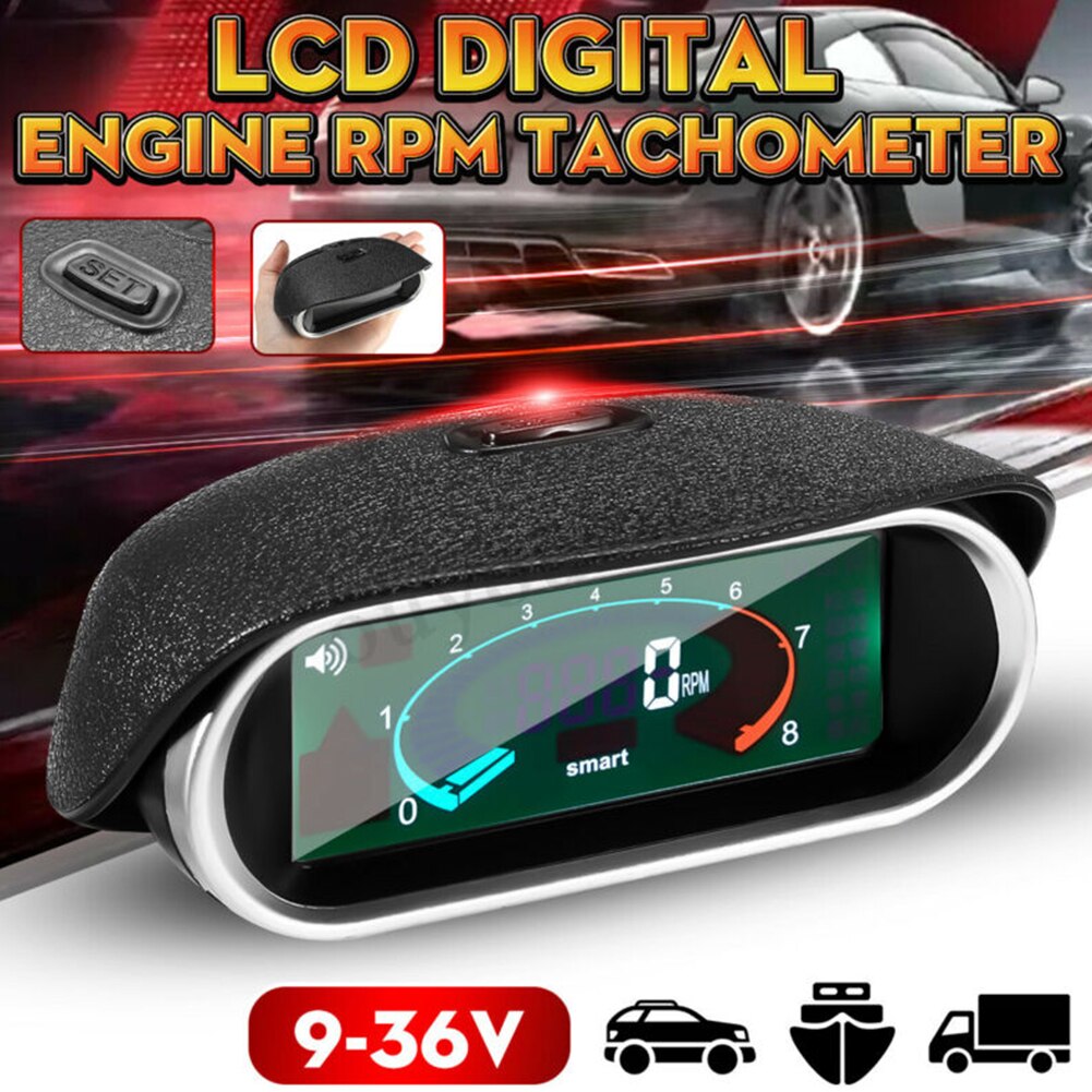 Ʈ Ʈ LCD ÷ ũ ִ ڵ  Ÿڹ, ڵ RPM  50-9999RPM   Ÿġ  ڵ ׼